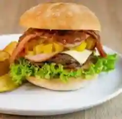 Hamburguesa Hawaiana Mixta