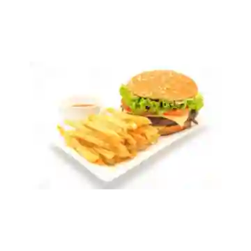 Hamburguesa con papas