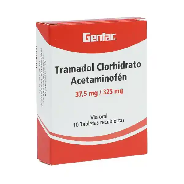 Genfar Tramadol Acetaminofén (37.5 mg/325 mg)