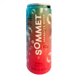 Sommet Agua Carbonatada Sabor Sandía
