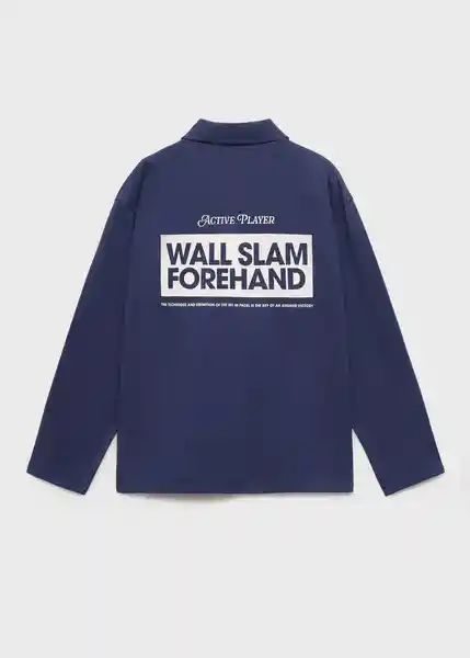 Polo Forehand Navy Talla 06 Niños Mango