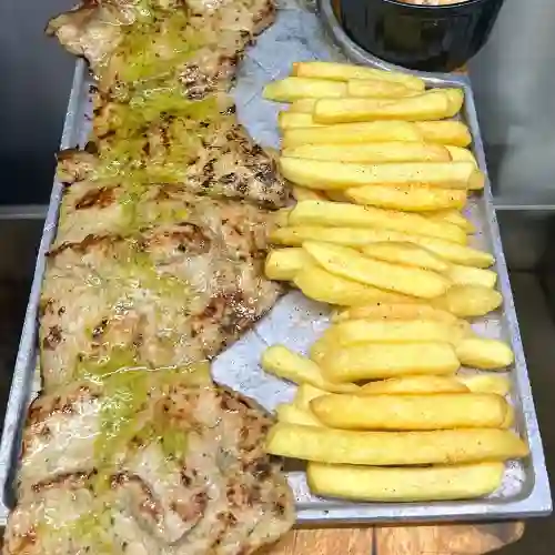 Cerdo Al Carbón