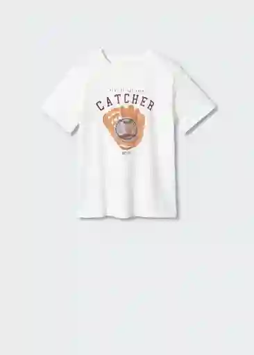 Camiseta Catchmc Offwhite Talla 06 Niños Mango