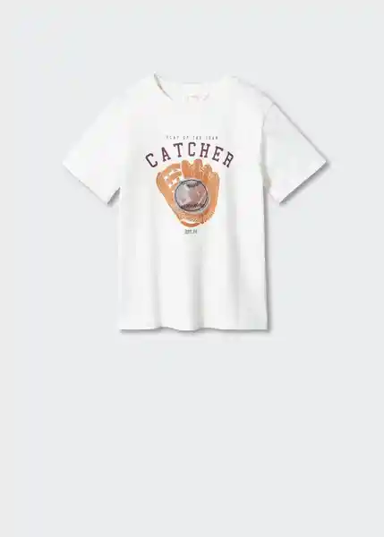 Camiseta Catchmc Offwhite Talla 06 Niños Mango