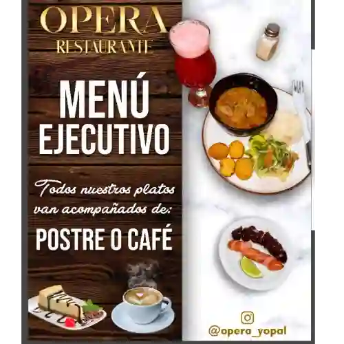 Menu Ejecutivo