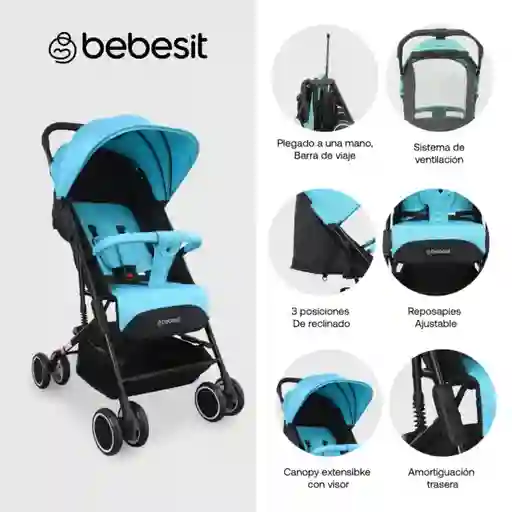 Coche Compacto Bit Null Azul