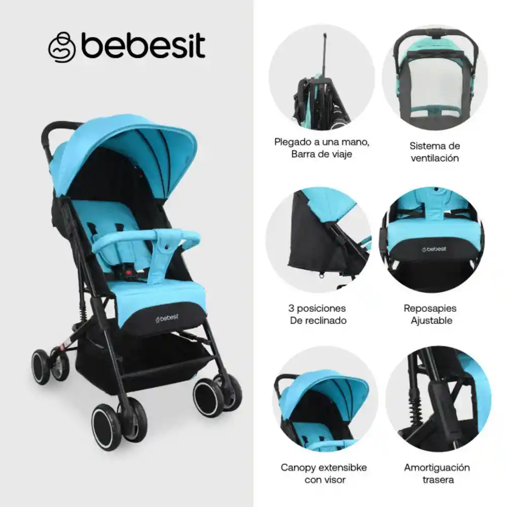 Coche Compacto Bit Null Azul