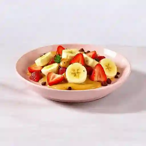 Leche Vegetal, Banano, Fresa Y Mantequilla De Mani
