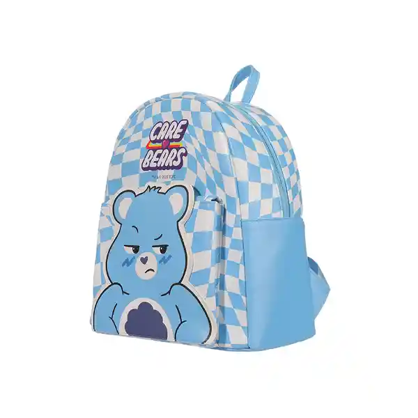 Maleta de Cuadros Serie Care Bears Blanco y Azul Miniso