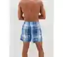 Bóxer Azul Talla Small Hombre American Eagle
