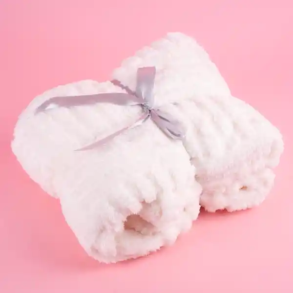 Manta Jacquard Beige Miniso