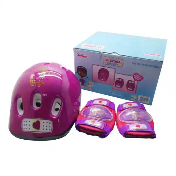 Doctora Juguetes Set de Protecciones Con Casco