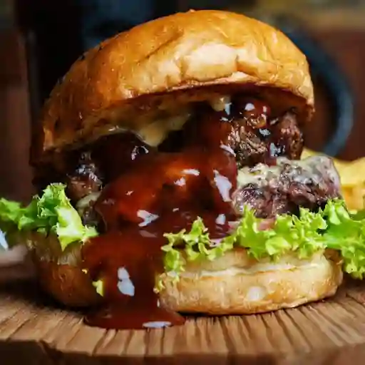 Rib burger