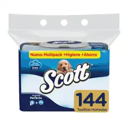 Papel Higiénico Húmedo Scott -144 Und