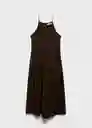 Vestido Cyndi-W Marrón Talla M Mujer Mango