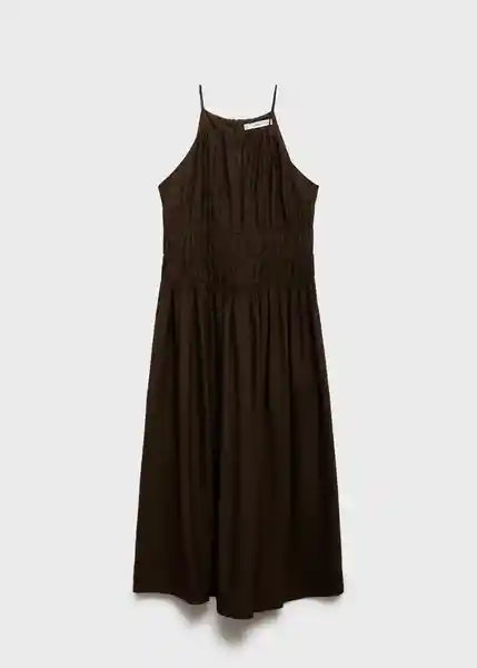 Vestido Cyndi-W Marrón Talla M Mujer Mango