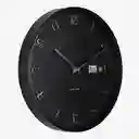 Present Time Reloj Pared Flip Iron Negro