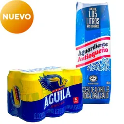 Tetra Antioqueño Azul 1050+ 6 Pack Aguila Original