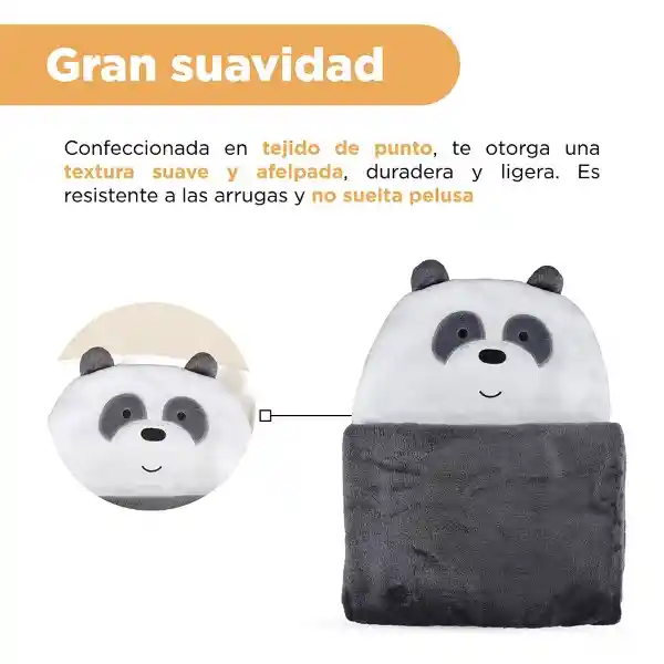 Cobija Con Sombrero Osos Escandalosos Panda 5.0 Miniso