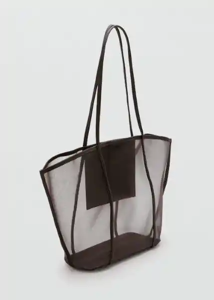 Bolso M Dalsi Chocolate Talla 99 Mujer Mango