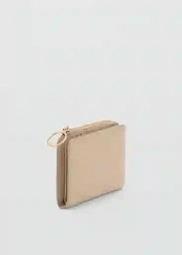 Billetera M Retro Beige Talla 99 Mujer Mango