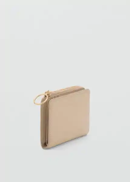 Billetera M Retro Beige Talla 99 Mujer Mango