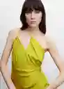 Vestido Purmina Lima Talla L Mujer Mango