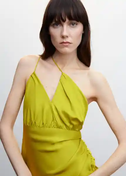 Vestido Purmina Lima Talla L Mujer Mango