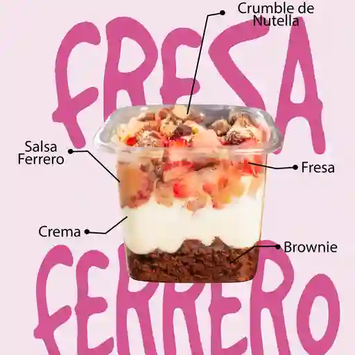 Cuchareable de fresa ferrero