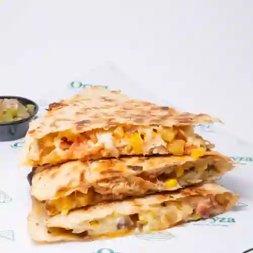 Quesadilla de Cerdo en Champiñones