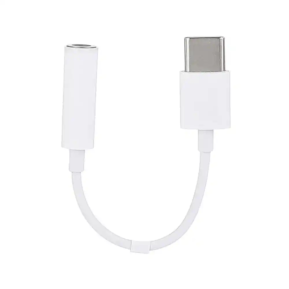 Adaptador de Audio Tipo C Blanco Modelo 3074 Miniso