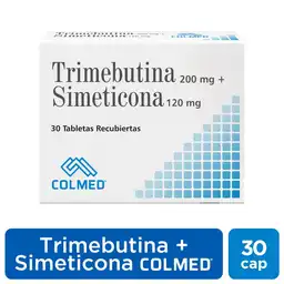 Colmed Trimebutina/Simeticona (200 mg/120 mg)