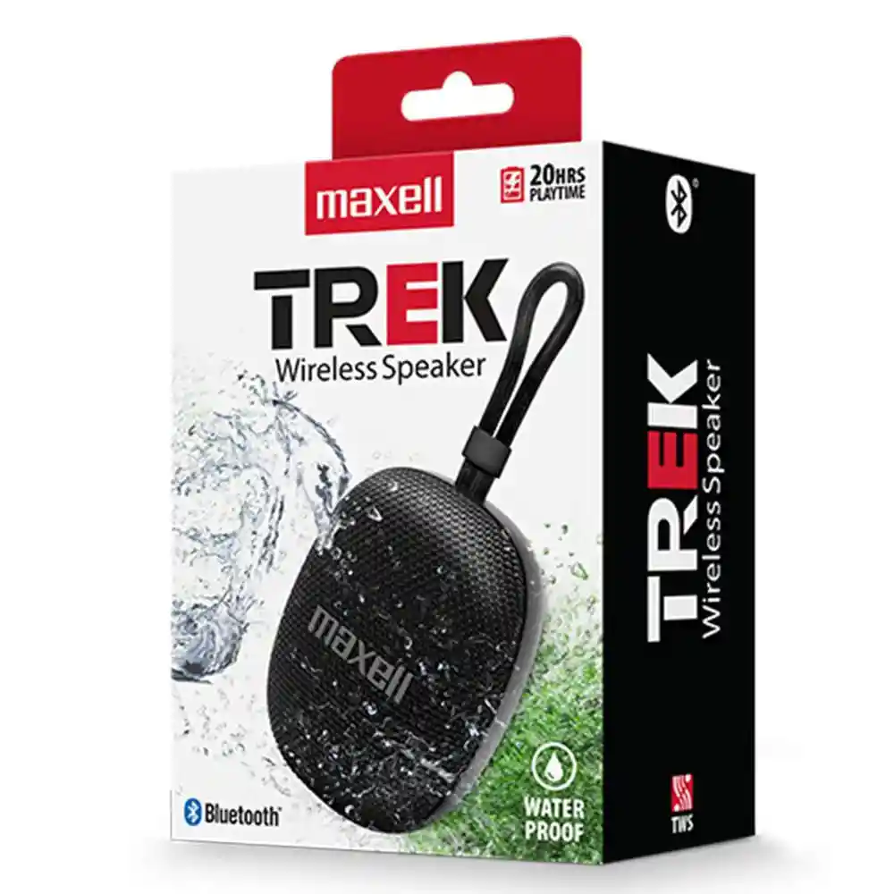 Bocina Maxel Trek Bluetooth Negro