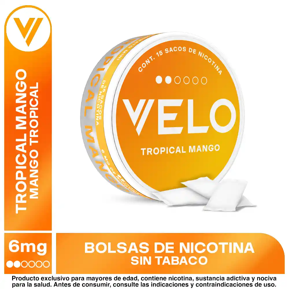 VELO Mango Tropical 6mg.