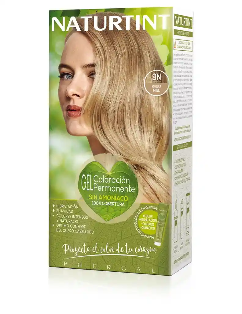 Naturtint Tinte Capilar Permanente Tono 9N Rubio Miel