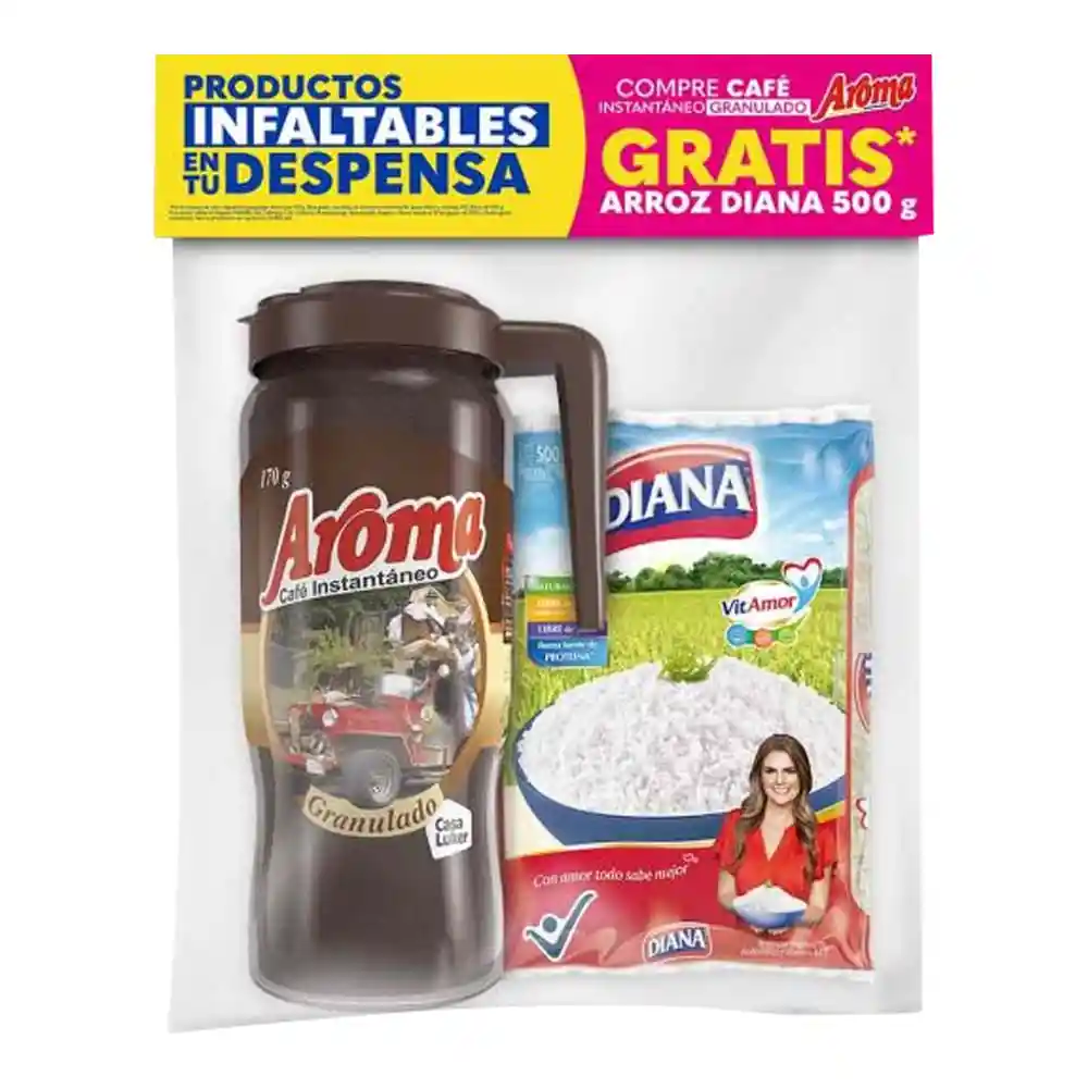 Café Aroma Granulado Gratis Arroz