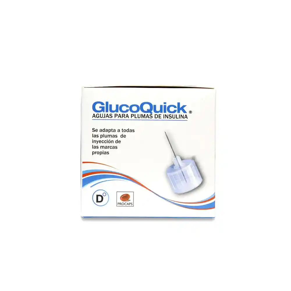 Glucoquick Aguja Para Plumas De Insulina