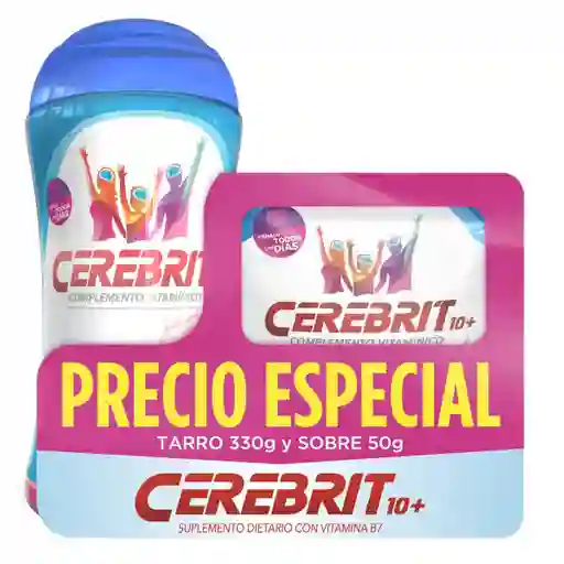 Cerebrit Fresa Tarro + 1 Sobre Precio Especial