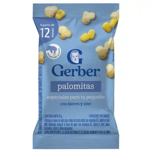 Galletas Gerber Nutripuffs Palomitas Paquete