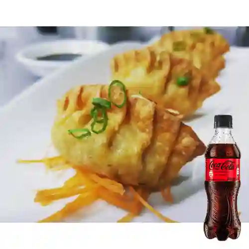 Combo Gyozas X5 + Coca Cola Sin Azúcar 400 ml