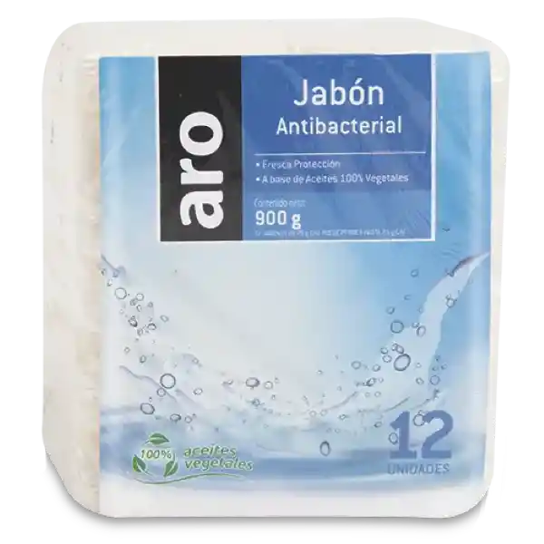 JABON BARRA ARO ANTIBACTERIAL 75gX12u