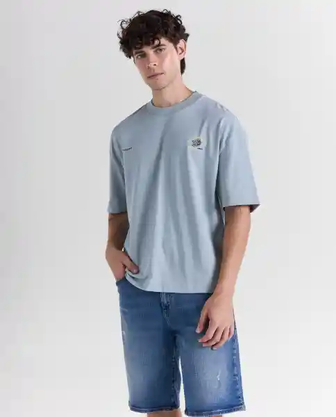 Camiseta Hombre Gris Talla M 849G034_GRI144503 Americanino