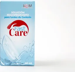 Fast Care Solución Multipropósito Para Lentes de Contacto