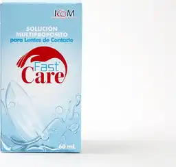 Fast Care Solución Multipropósito Para Lentes de Contacto
