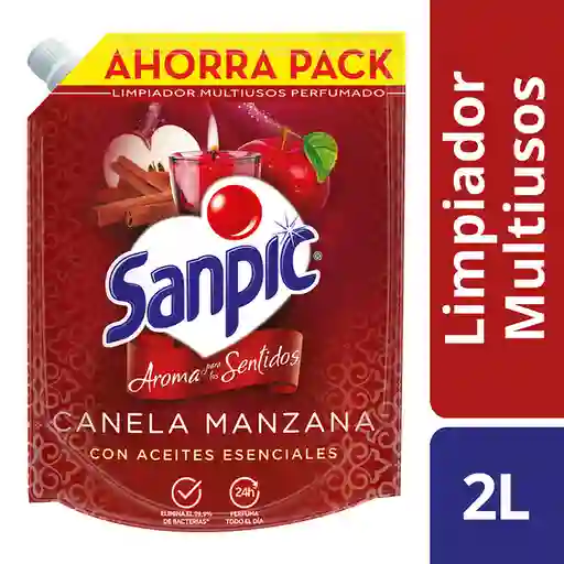 Sanpic Limpiador Multiusos Aroma a Canela y Manzana