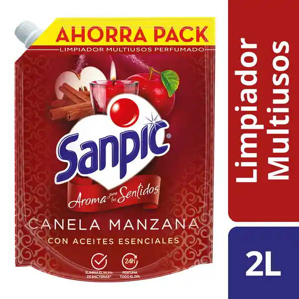 Sanpic Limpiador Multiusos Aroma a Canela y Manzana