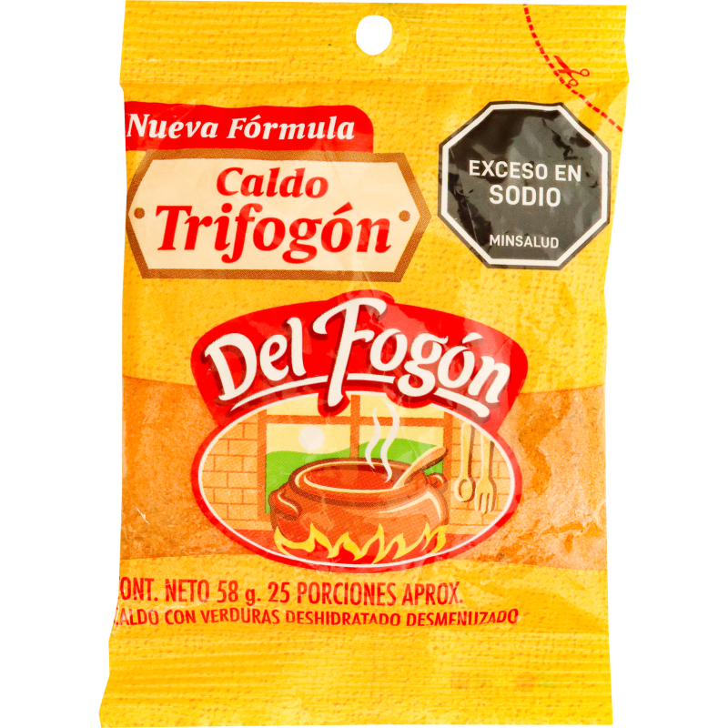 Del Fogón Caldo Verduras Deshidratado 58 g