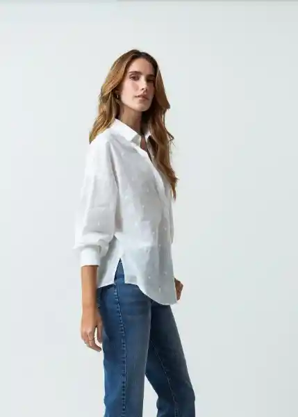 Camisa Mujer Crudo Puro Claro Talla S Naf Naf