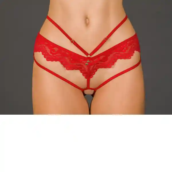 Panty Rusia Rojo Cereza Lingerie