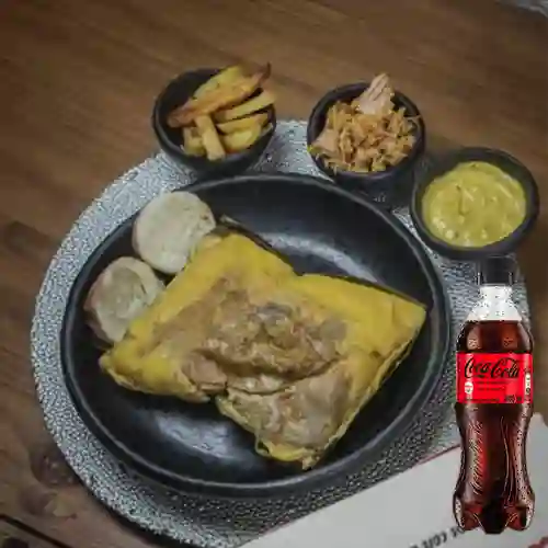 Combo Tamal Sencillo + Coca Cola Sin Azúcar 400 ml